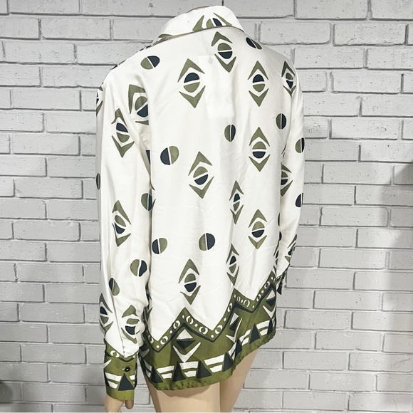 Zara Geometric Print Effect Shirt - Picture 5 of 8